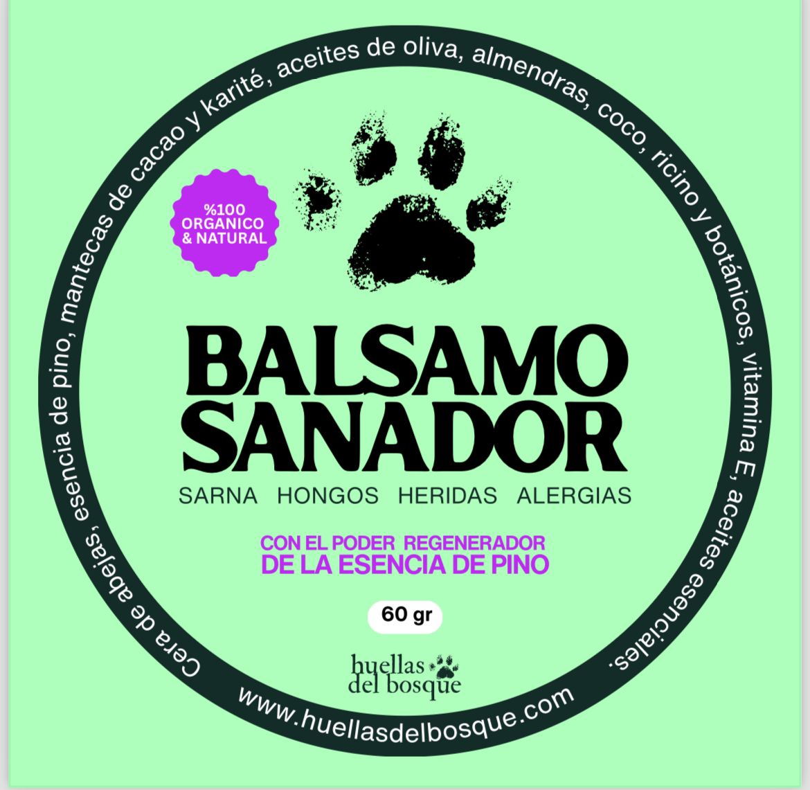 Balsamo Sanador Mascotas 60gr